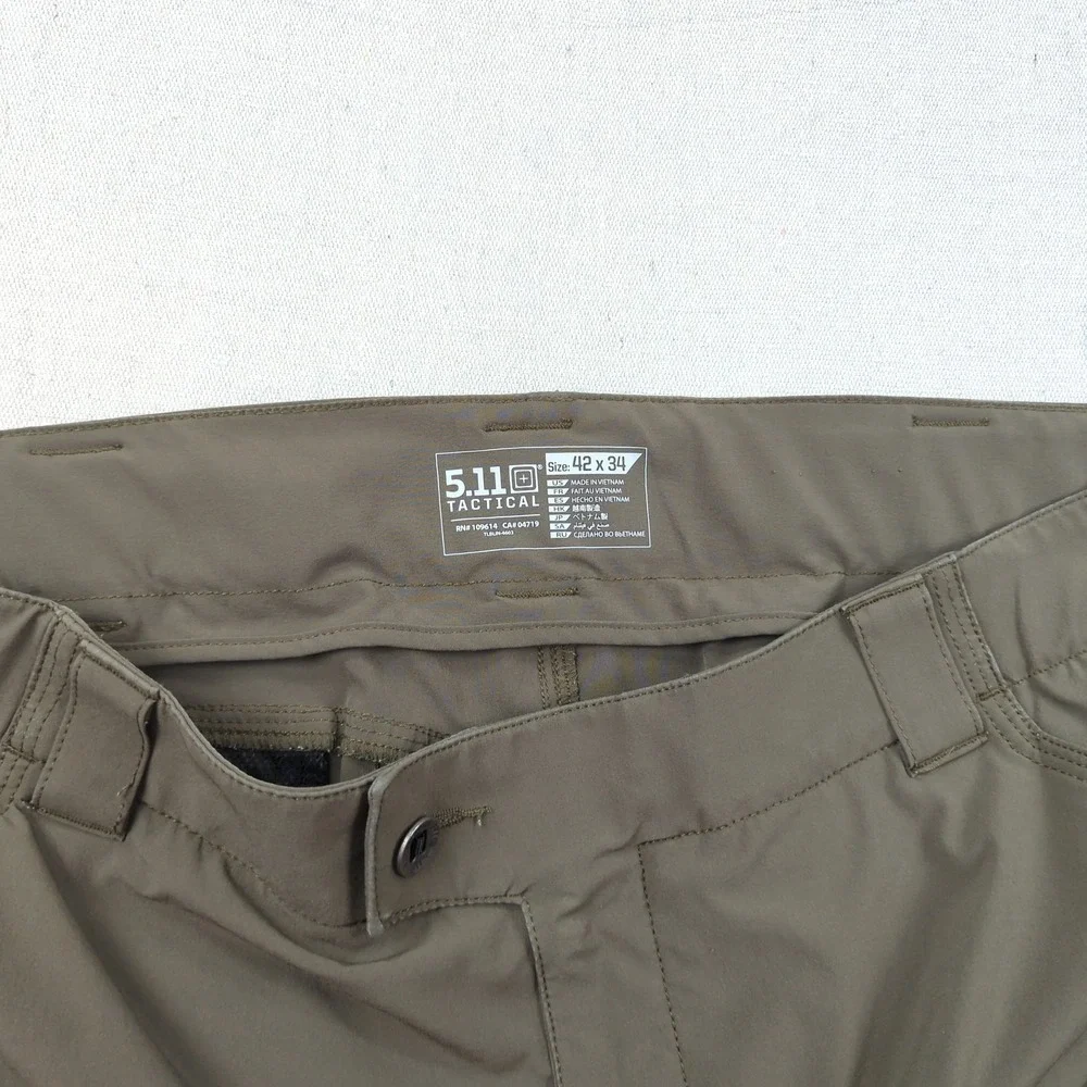 5.11 Tactical Pants Mens 42x34 Brown Traverse Cargo First Responders EMS
